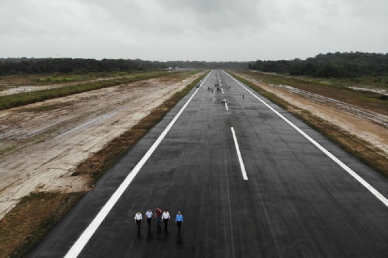 For A A Rea Brasileira Inaugura Obras Na Pista Do Aeroporto De Oiapoque